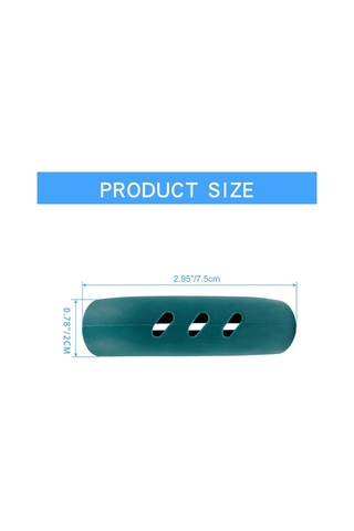 6 Paket Silikagel Pot Kolu Kapakları 3 İnç Kapak Kolu Kapakları Yeşil Kolu Tutucu Kavrama Isı Yalıtım Kolu Kapağı İçin Tava, Pot Çok Renkli