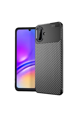 Samsung Uyumlu Galaxy A07 Kılıf Zore Negro Silikon Kapak Siyah