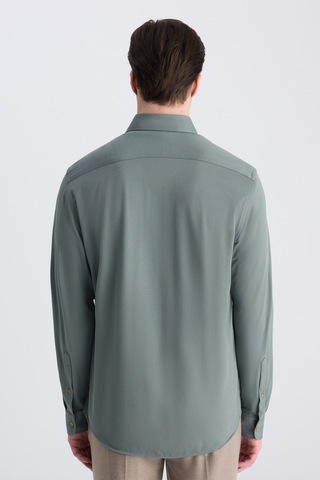 D'S Damat Ds Damat Comfort Haki Örme Gömlek 5hc02td02265m H01