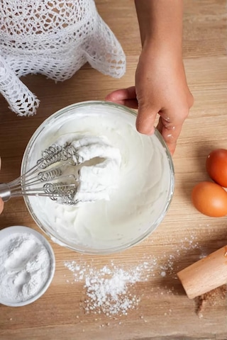Lüks Örgülü Paslanmaz Çelik Çırpıcı & Profesyonel Hamur Ve Sos Karıştırıcı 32 Cm Siyah