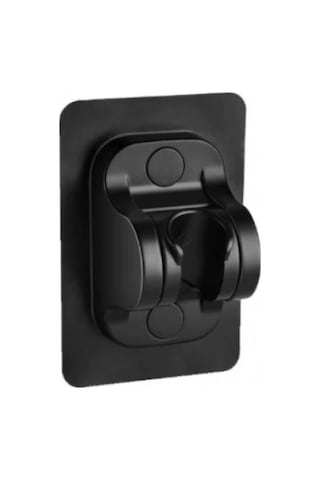 Dodes Yapışkanlı Duş Başlığı Tutucu Ayarlı Siyah Çok Renkli