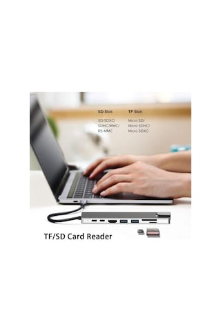 Daytona Cf55 Apple Uyumlu MacBook Android Çevirici Hub Adaptör