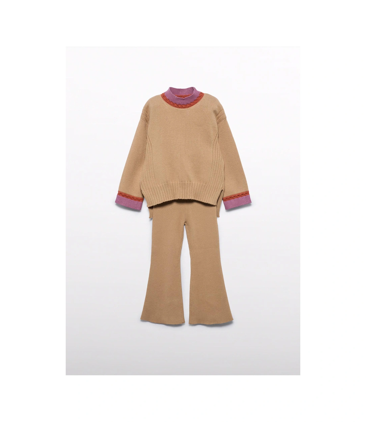 Mayoral Abel&lula Kız Çocuk Triko Takım Camel