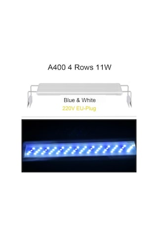 Silkroadselect A400-bw Eu-fiş Stili Led Akvaryum Aydınlatması Tatlı Su Ayarlanabilir Klipsli Balık Tanklar Için Led Lamba Aqua Bitkileri Işık Büyütür Çok Renkli