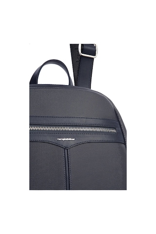 Cengiz Pakel Kadın Lacoste Kumaş Sırt Çantası - 7368l - Lacivert Çok renkli