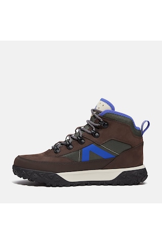 Timberland Motion 6 Mid Lace Up Waterproof Çocuk Sneakers-34016 Koyu Kahverengi