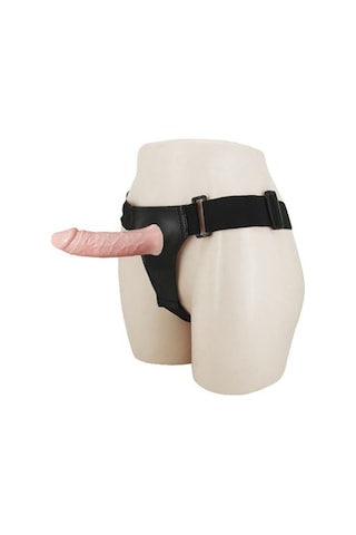 Odins Shop 15.5 CM İçi Boş Belden Bağlamalı Titreşimli Protez Penis Vibratör