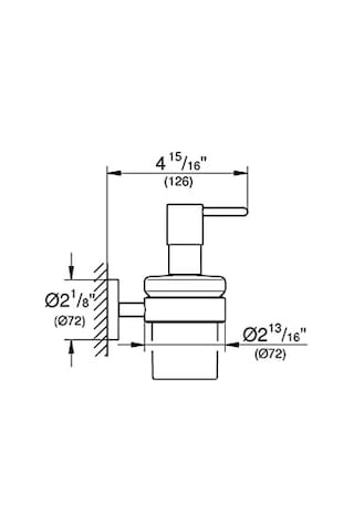 Start Quickfix Sıvı Sabunluk Duş / Banyo Aksesuarları Krom 41195000 Siyah