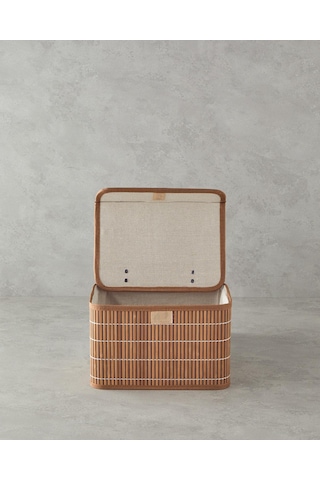 English Home Hardwood Bambu Saklama Kutusu- 28x20x18 Cm