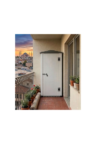 Urban 80 Depolama Evi 90x90x203 Cm Gri