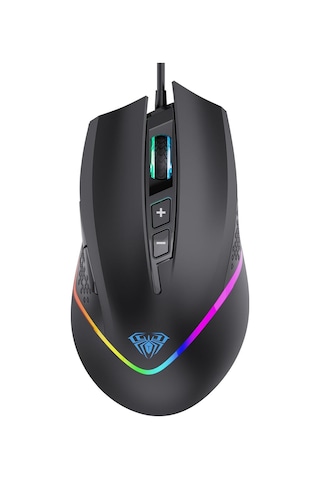 Aula F805 6400 DPI RGB 7 Tuşlu Makro Optik Gaming Oyuncu Mouse