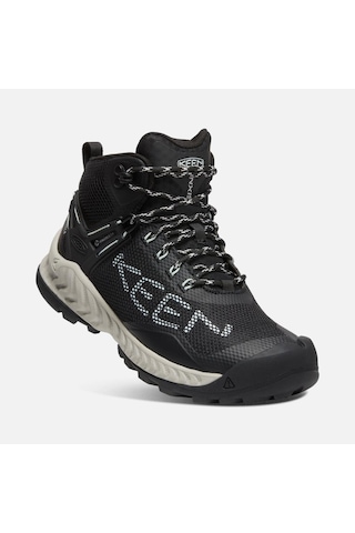 Keen 1025911 Nxıs Evo Mid Wp Black/blue Grass Kadın Outdoor Bot Siyah