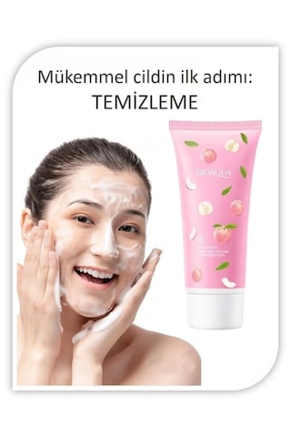 Bioaqua Şeftali ve Amino Asitli Hassas Yüz Temizleyici 100 G