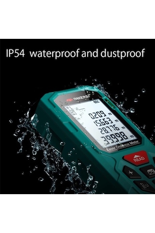 Tongxida Inkersi Lazer Telemetre Dijital Mezura 40m/70m/120m Yüksek Hassasiyetli Ke50 50m Model