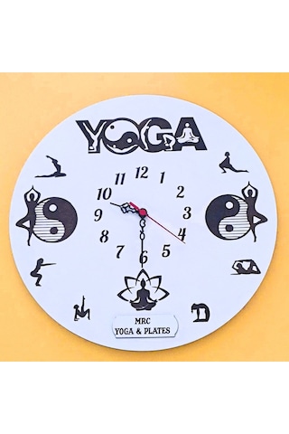 İş Yeri İçin Kişiye Özel İsim Yazılı Yoga & Plates Siyah