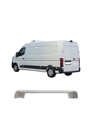 Renault Master Uyumlu 2010 Ve Üzeri Krom Bagaj Çıtası Paslanmaz Çelik