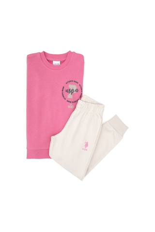 U.s. Polo Assn. Kız Çocuk Menekşe Pijama Takım 50318958-vr037 Menekse