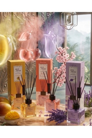 Redtaş Red Fresh Bambu Çubuklu Oda Kokusu Seti 3'lü Paket