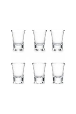 6&apos Lı Cam Kahve Yanı Bardağı - 50cc Shot Bardağı