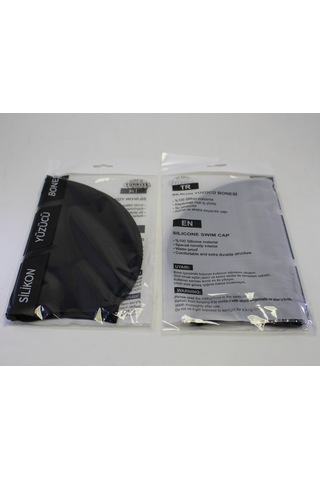 Profesyonel 50 Adet Gerçek %100 Silikon Deniz Havuz Yüzücü Bonesi Mavi