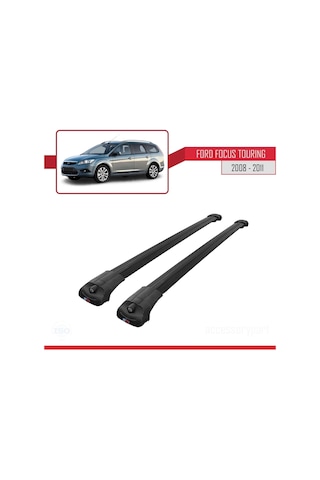 Ford Focus Tourıng 2008-2011 Arası İle Uyumlu Ace-1 Ara Atkı Tavan Barı Siyah