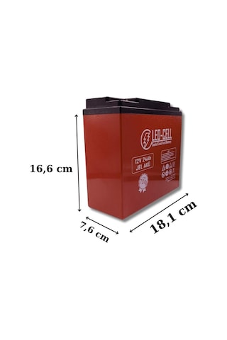 Leo-Cell 5'li 12v 24 Ah Japon Teknolojisi 7 Kg Elektrikli Motorsiklet Aküsü 2025 Üretimi