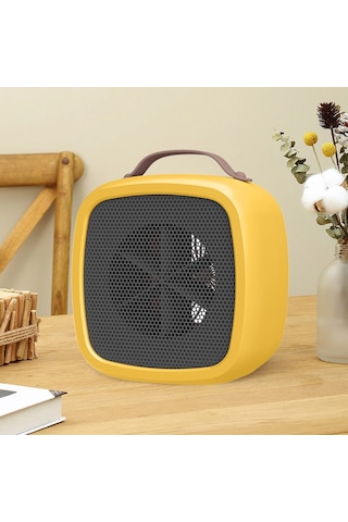 Cbtxglobal 500 W Taşınabilir Elektrikli Isıtıcı Sarı