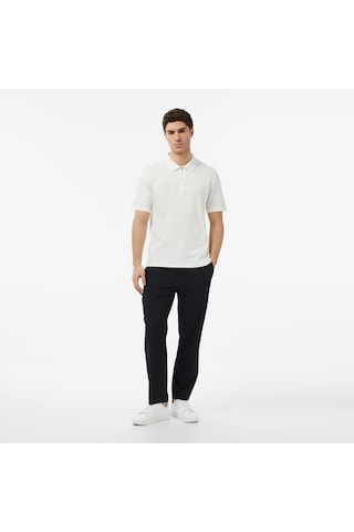 Nautica Erkek Krem Regular Fit Çizgili Polo Yaka T-shirt Çizgili K65232t Krem