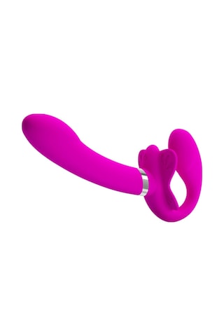 Hızlı Express Pretty Love 12 Titreşimli Silikon Strap-On Usb Şarjlı Süper Lüks Vibratör