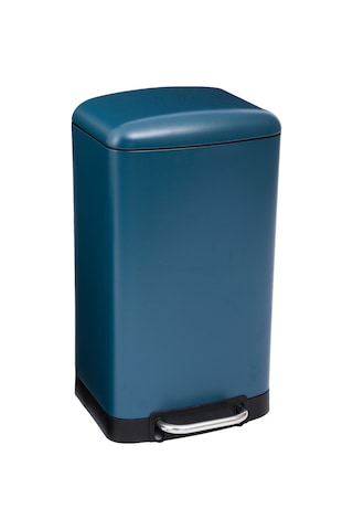 5five Simply Smart Ariane 30 Lt Metal Çöp Kovaları Petrol Mavisi Koyu Mavi