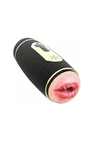 Carmine Realistik Ağız Ve Yapay Vajina Çift Taraflı Şarjlı Mastürbatör