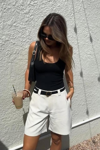 Madmext Siyah Kalın Askılı Fitilli Atlet Mg2459 Siyah