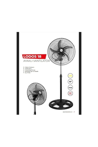 İtimat SN-2501 Lodos 18" Ayaklı Vantilatör