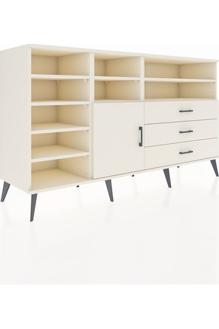 Kronos Konsol 8 Raflı 3 Çekmeceli Tek Kapaklı 176x59x99 Aytaşı-a Aytaşı-aytaşı