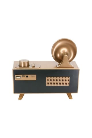 Music Apollo Retro Gramafon B6 Kablosuz Stereo Speaker Bluetooth Hoparlör