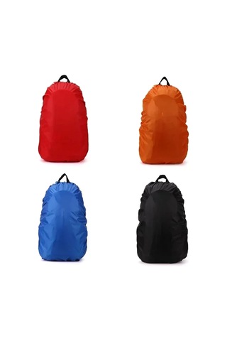 Sırt Çantası Yağmur Kapağı 2 Pcs Yürüyüş, Kamp Gray, 1525l İçin Ayarlanabilir Açık Hava Aksesuarları Antrasit - Gri