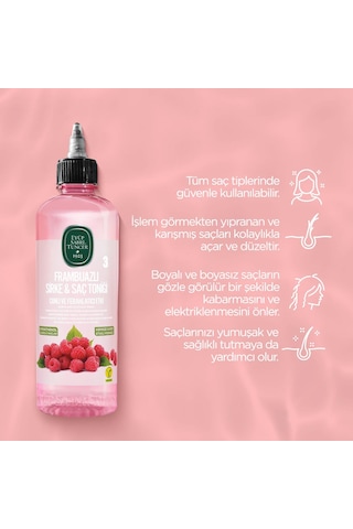 Eyüp Sabri Tuncer Sirke & Saç Tonik 500 Ml, Şampuan Frambuazlı 100 Ml Ve Rosie Hediye Tüm Saçlar