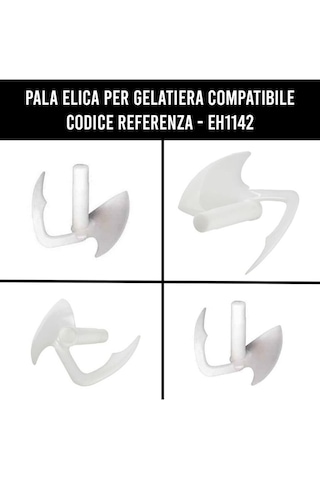 Delonghi Dondurma Makinesi Gc5000 Gc6000, Im6000, Ick5000 Ick6000 Ick8000 İle Uyumlu Pervane