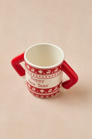 Karaca New Year Yılbaşı Sweater Kupa 420 Ml Kırmızı