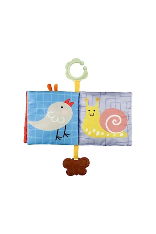 Mini Mini Eğitici Bebek Kitabı Dişlikli Ve Hışırtılı 3d Hayvanlar Kitabı