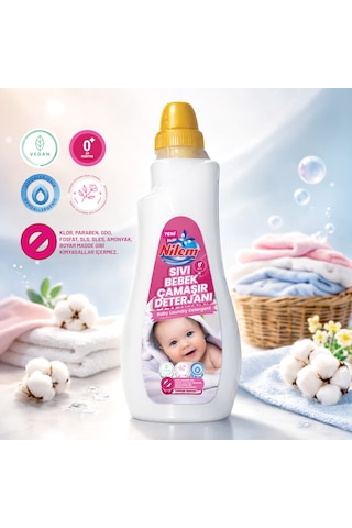 Nilem Sıvı Bebek Çamaşır Deterjanı 1000 Ml