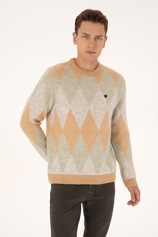 U.S. Polo Assn. U.s. Polo Assn. Erkek Camel Kazak /triko 50314947-vr015