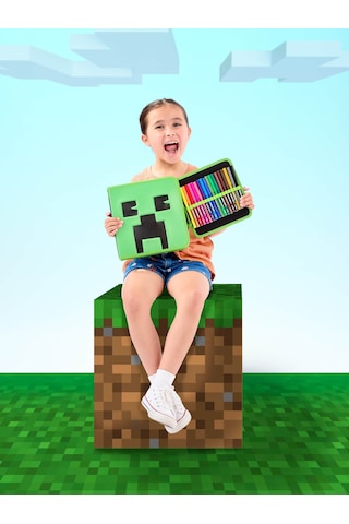 Smiggle - Minecraft Kırtasiye Seti Ve Kalem Kutusu