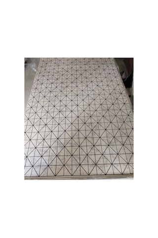Zen Serisi 200x290 6m2 Dokuma Yazlık Halı Kemik Antrasit