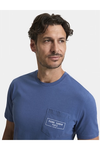 Pierre Cardin Erkek İndigo Tişört 50327866-vr028