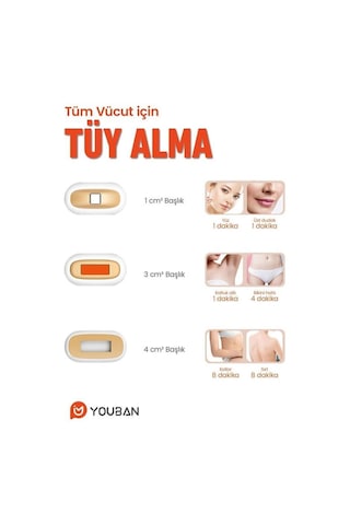Youban Ipl Buz Lazer Epilasyon Tüy Alma