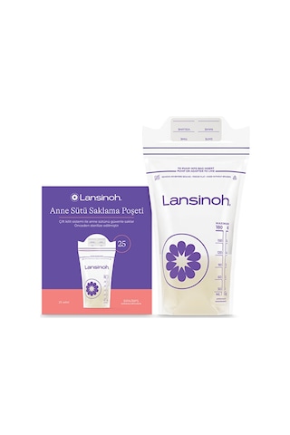 Lansinoh® Anne Sütü Saklama Poşeti 25 Adet