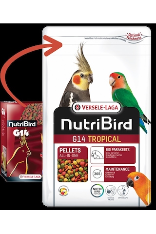 Nutribird G14 Tropıcal Paraket Pelet Yem 1kg