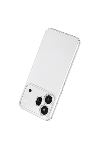 Huawei Honor 600 Pro Lüx Şeffaf Silikon - Şeffaf Çr