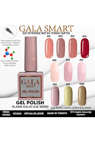 Gala Smart Classic Kalıcı Oje 10 Mle No:009